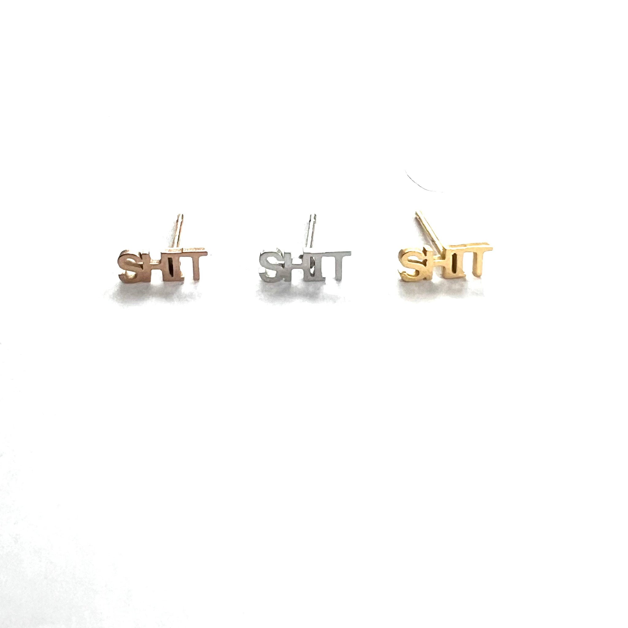 Shit Earrings