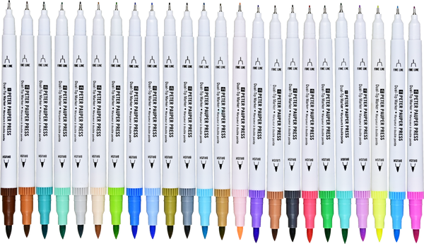 Studio Series Dual-Tip Pastel Markers (Set of 24)