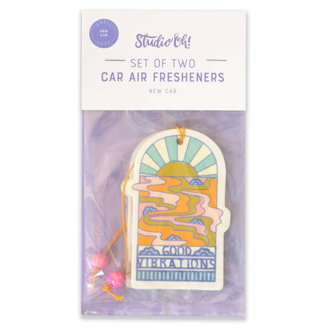 Good Vibrations by Elizabeth Olwen Air Freshener