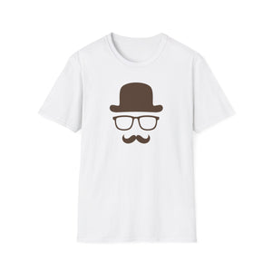 Man with Glasses Softstyle T-Shirt 