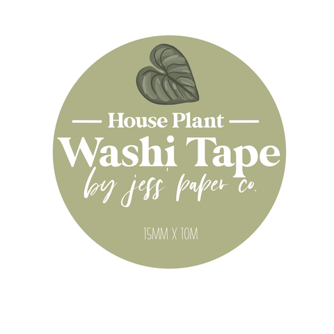 House Plant Washi Tape