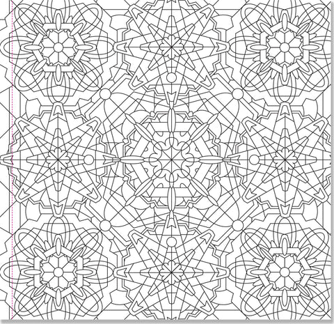 Kaleidoscope Designs Artist's Coloring Book