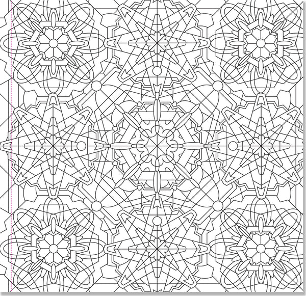 Kaleidoscope Designs Artist's Coloring Book