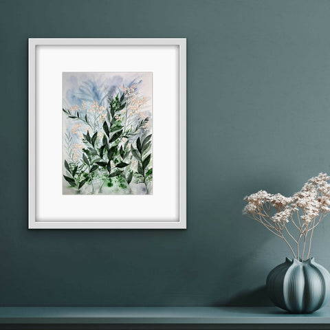 "Evening Botanical Mist" Fine Art Giclée Prints (8"x10")