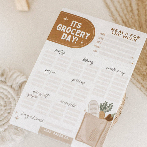 Grocery/Meal Planner Notepad