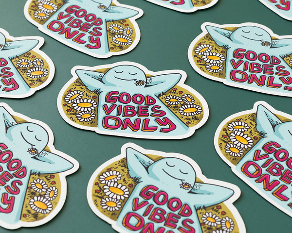 Good Vibes Only Vinyl Sticker