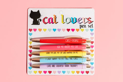 Cat Lovers Pen Set