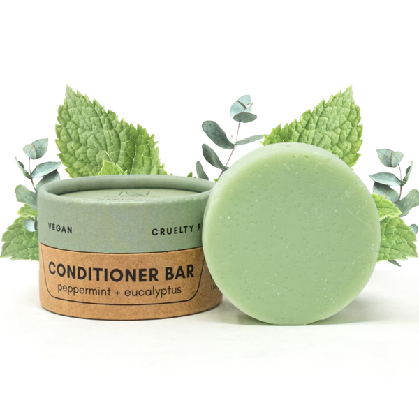 Conditioner Bar | Peppermint + Eucalyptus | Travel Container