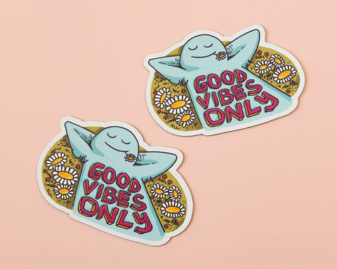 Good Vibes Only Vinyl Sticker