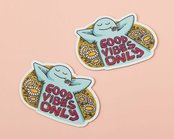 Good Vibes Only Vinyl Sticker