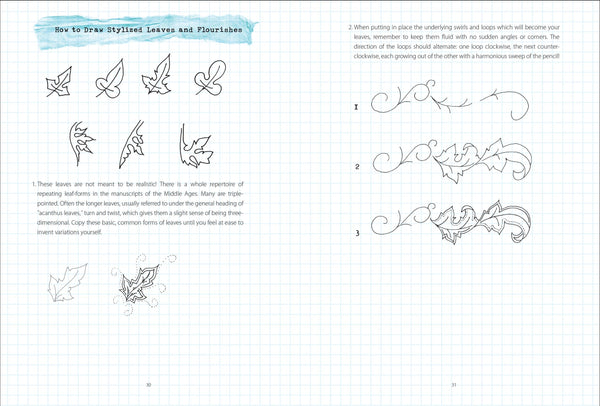 Illuminated Letters Sketchbook