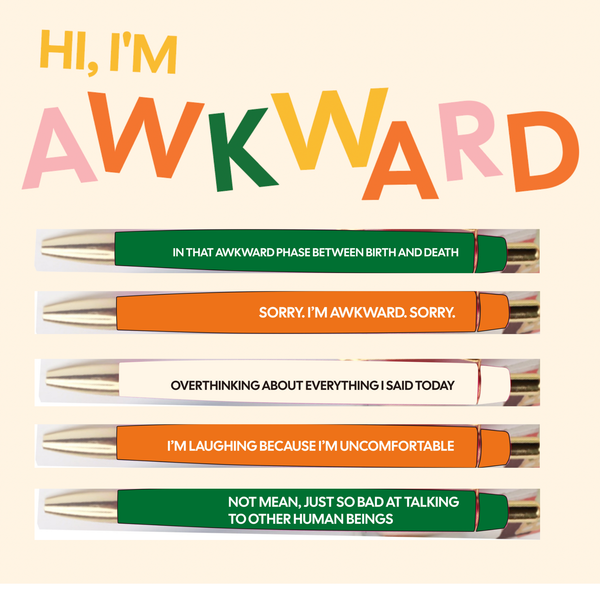 FUN CLUB - Awkward Pen Set