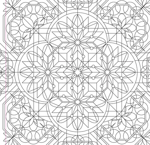 Kaleidoscope Designs Artist's Coloring Book