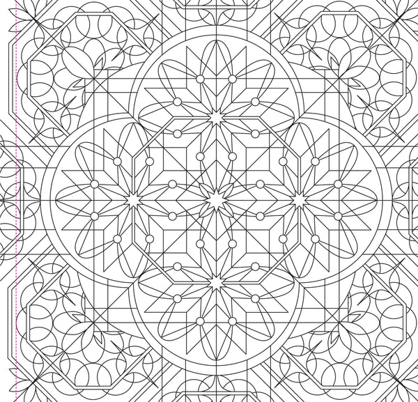 Kaleidoscope Designs Artist's Coloring Book