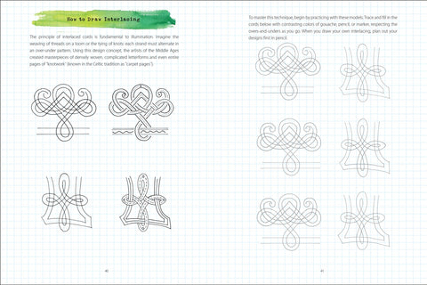 Illuminated Letters Sketchbook