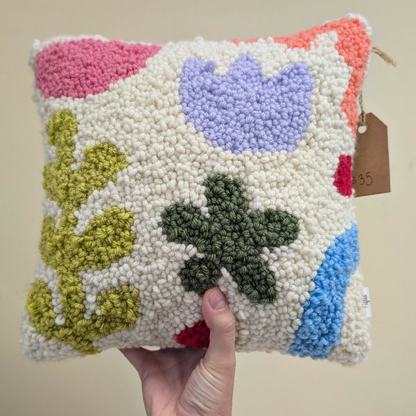 Funky shapes Pillow