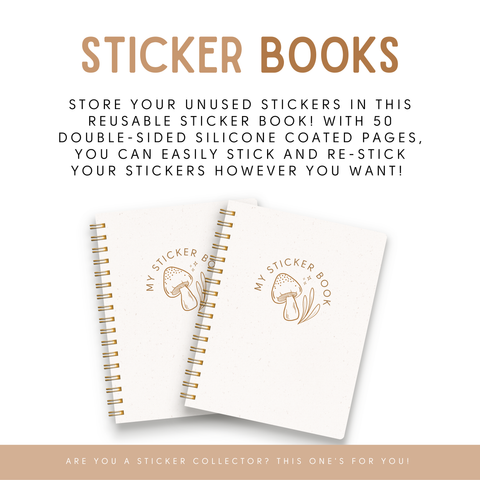 Jess Paper Co Sticker Book - For Sticker Collecting