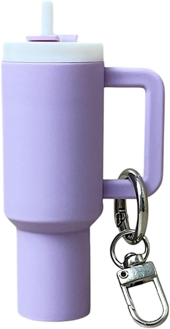 Travel Mug Key Chain/ Lip Balm Holder