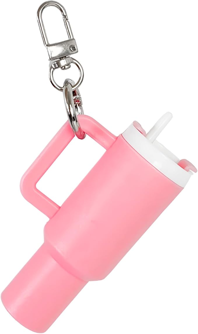 Travel Mug Key Chain/ Lip Balm Holder