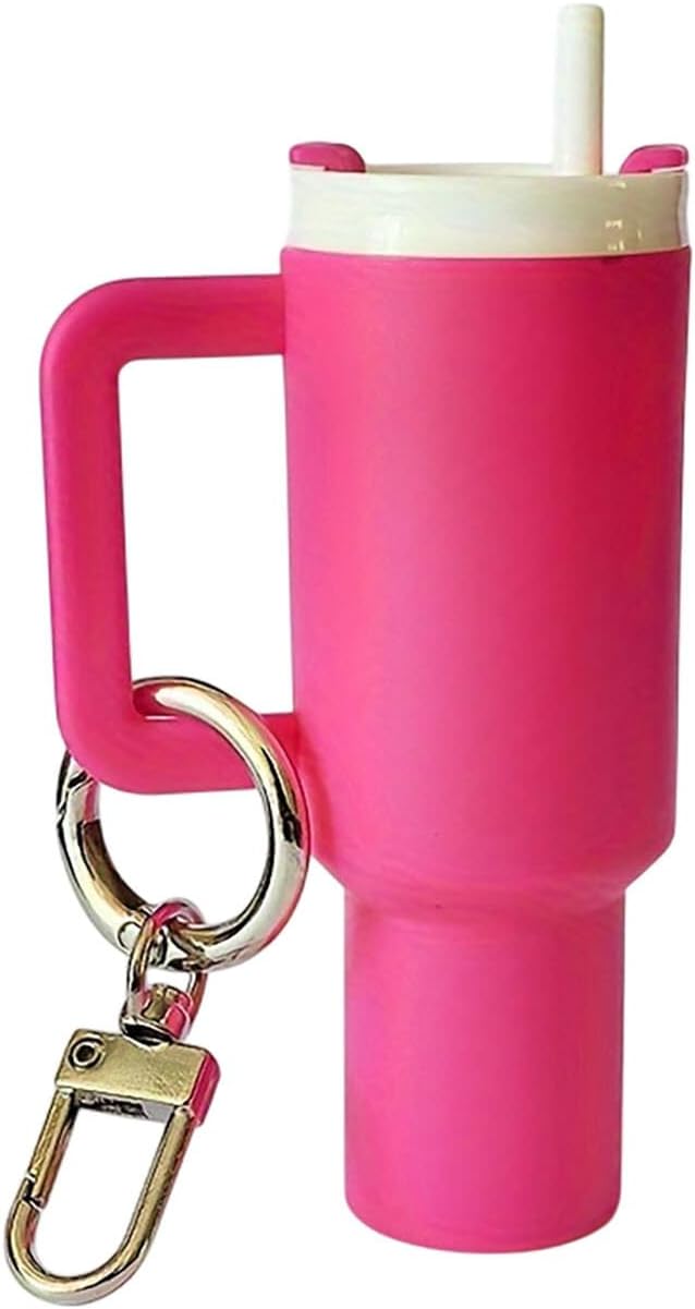 Travel Mug Key Chain/ Lip Balm Holder