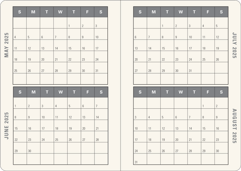 2025 Mushrooms Weekly Planner