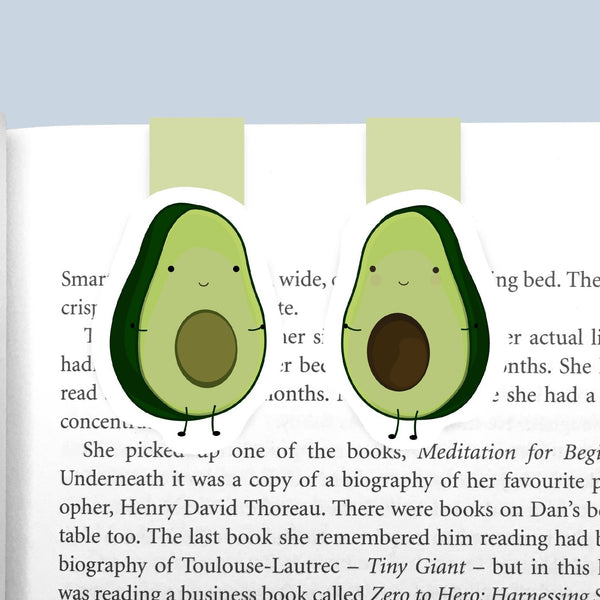 Avocado Magnetic Bookmark Set