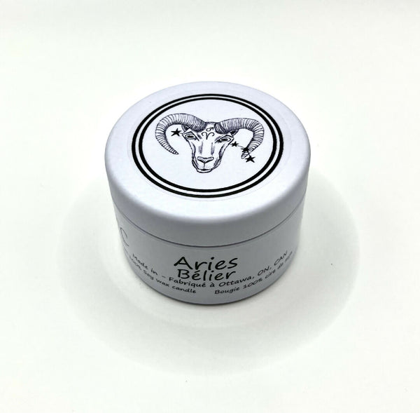 Aries Zodiac Candle 2oz