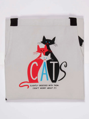 CATS. Slightly Obsessed With Them. (Don't Worry About It) Apron