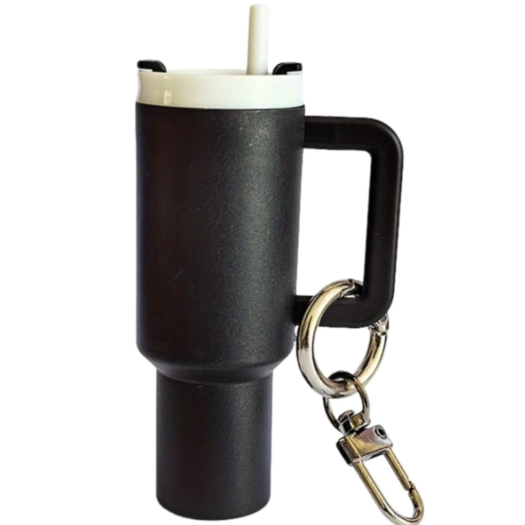 Travel Mug Key Chain/ Lip Balm Holder