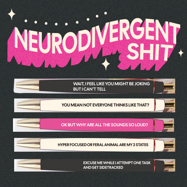 FUN CLUB - Neurodivergent Shit Pen Set