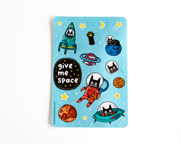 Give Me Space Sticker Sheet