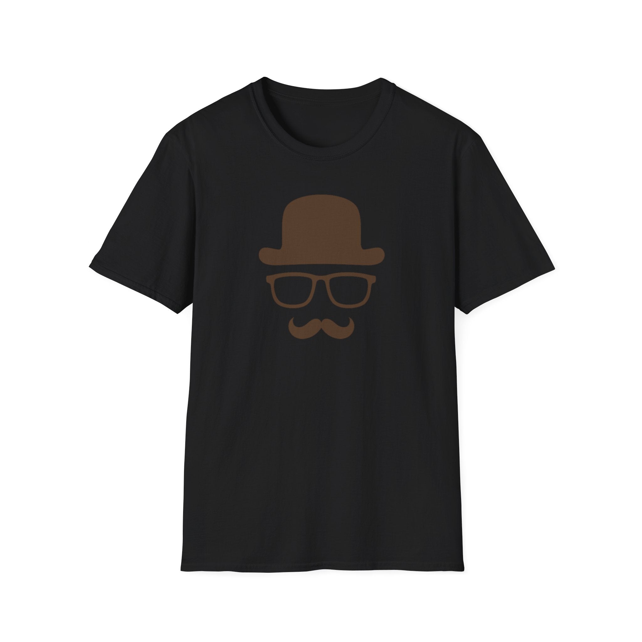 Man with Glasses Softstyle T-Shirt