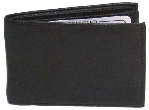 Genuine Lambskin Leather BiFold Slim Mini  Card Wallet