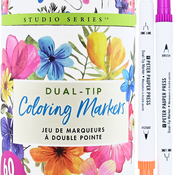 Studio Series Dual-Tip Coloring Markers (set of 60)