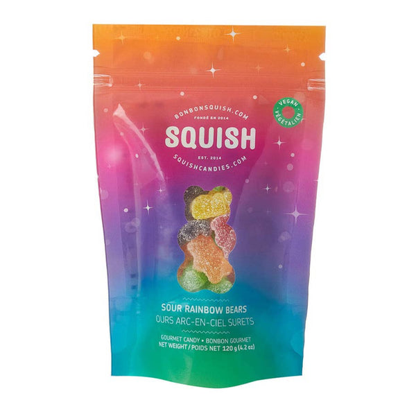 Squish Vegan Sour Rainbow Bears