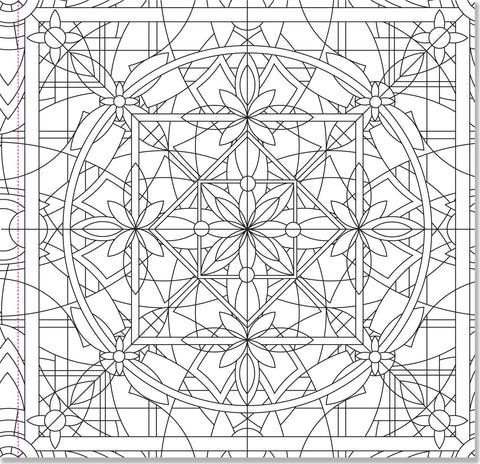 Kaleidoscope Designs Artist's Coloring Book