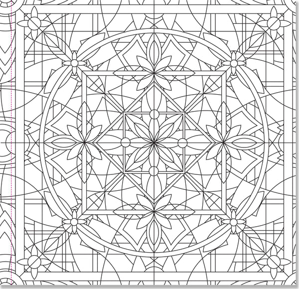 Kaleidoscope Designs Artist's Coloring Book