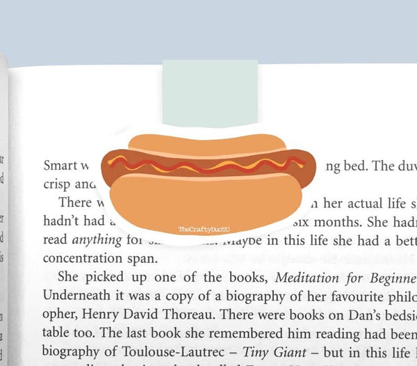 Hotdog Magnetic Bookmark