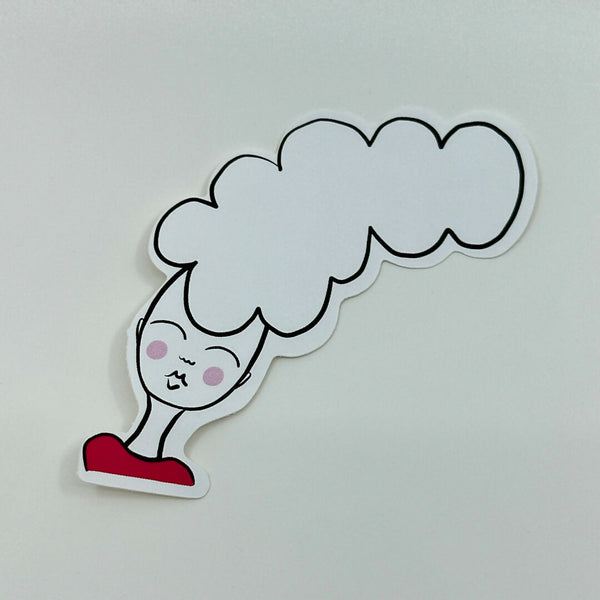 Cloud Lady Sticker