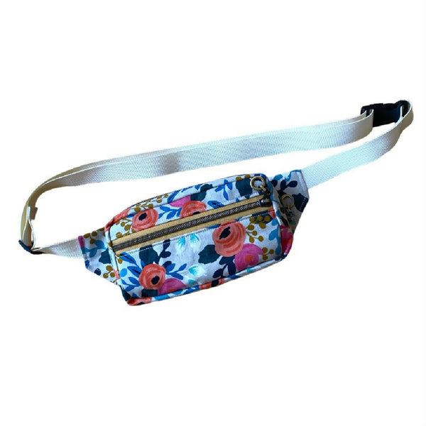 Light Flowered Belt Bag