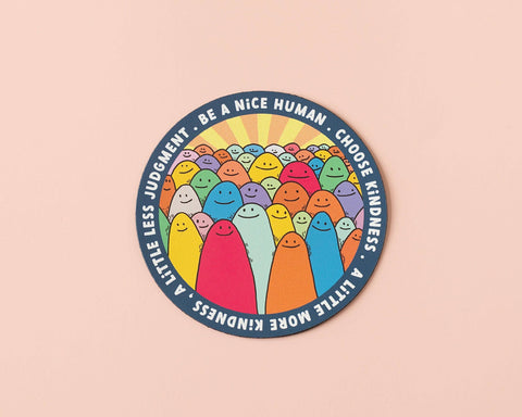 Be a Nice Human Vinyl Sticker