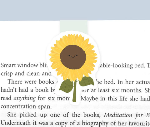 Sunflower Magnetic Bookmark