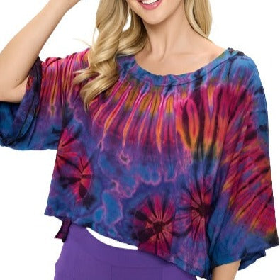 Womens Clothing - Tie-Dye Blouses