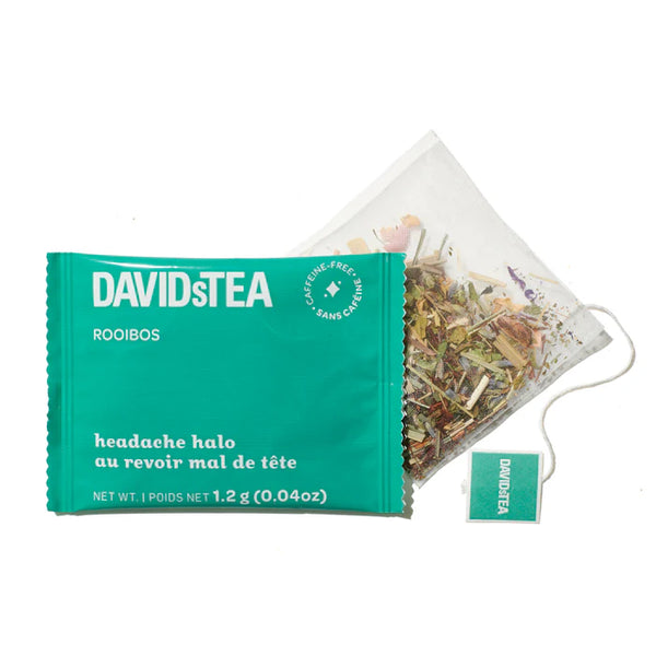 David's Tea - Headache Halo Pack of 12 Tea Sachets