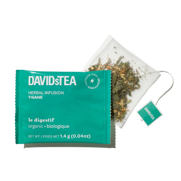 David's Tea -Le Digestif (Organic) Pack of 12 Tea Sachets