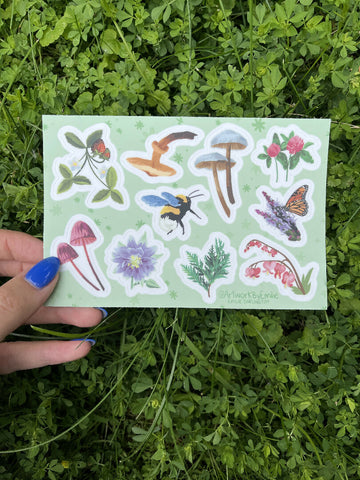 Forest Favourites - Die Cut Sticker Sheet