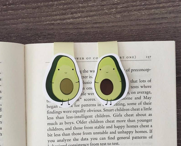 Avocado Magnetic Bookmark Set