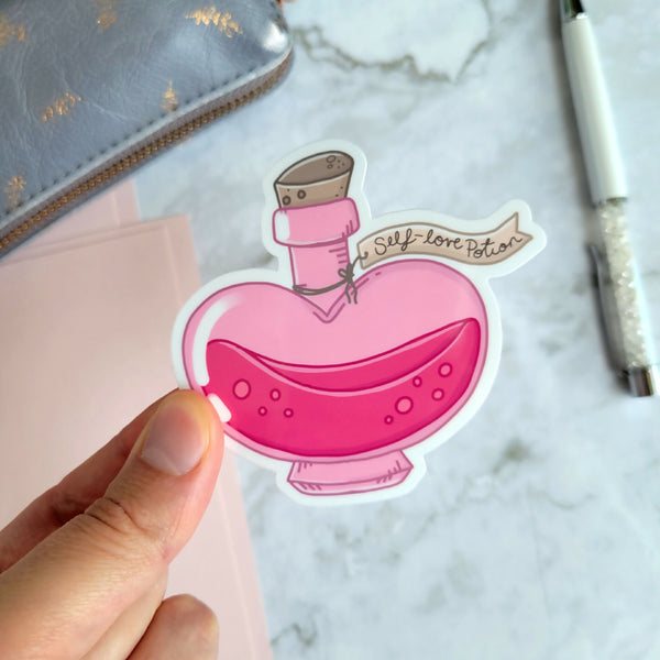 Self-Love Potion 3" Vinyl Sticker