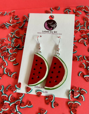 Fruit Salad - Fruit Dangle + Stud Earrings 