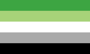 Aromantic Flag 